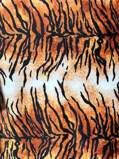 Tiger Stripe Rust on Black Paws Large Blanket 52x75 Spoonflower Quality