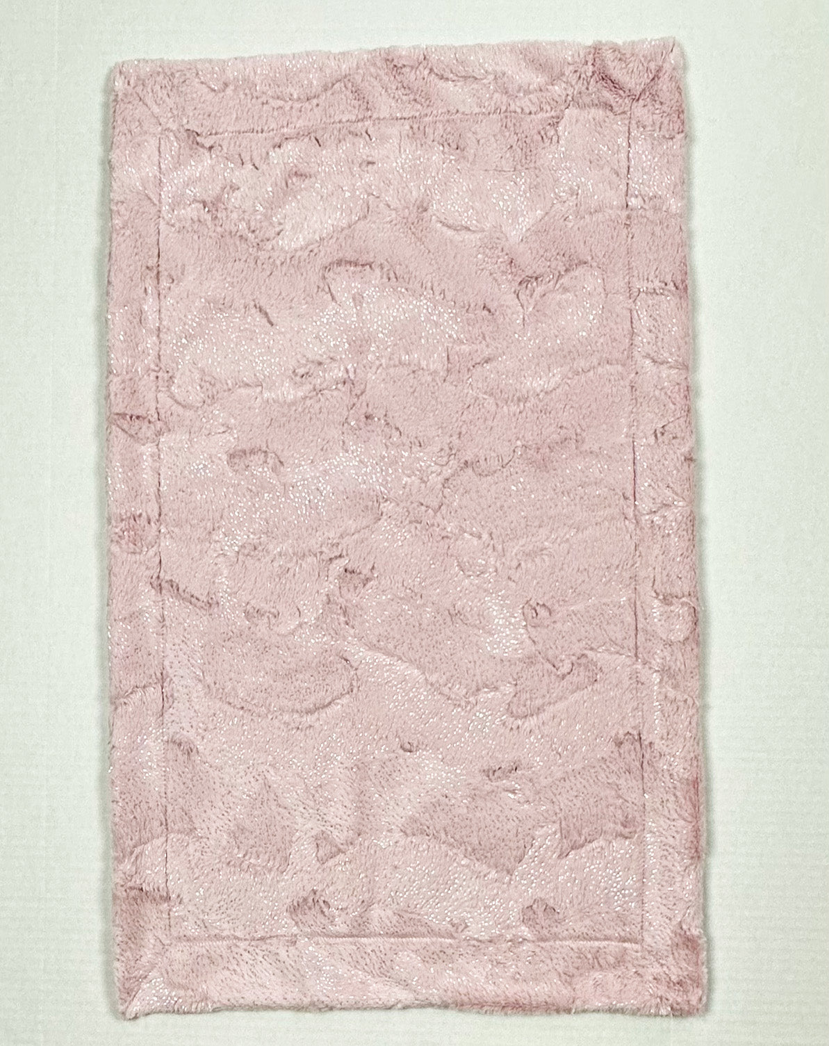Double Minky Baby Loveys - Sweet and Comforting Baby Blanket - Pink - 20x30